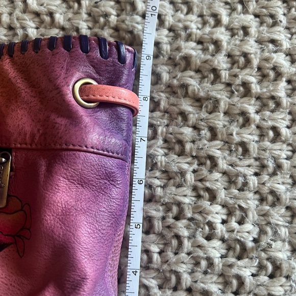 Anuschka purse pink and wallet - Picture 8 of 12